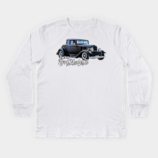 1932 Ford Model B Highboy Roadster Kids Long Sleeve T-Shirt